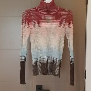 M Missoni Knit Turtleneck Sweater